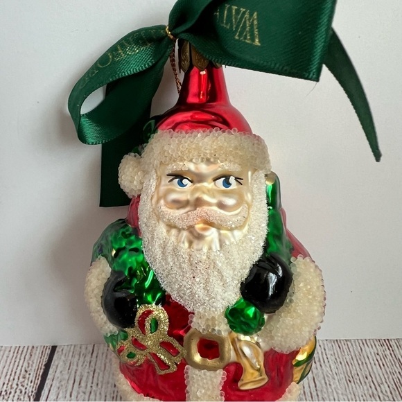 Waterford St Nick 1998 Hand Blown Glass Santa - Picture 2 of 6